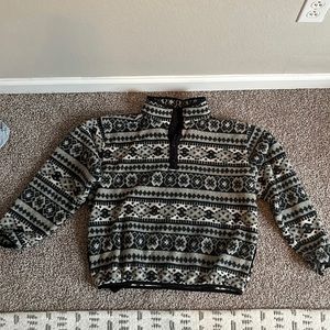 Aztec patterned pullover